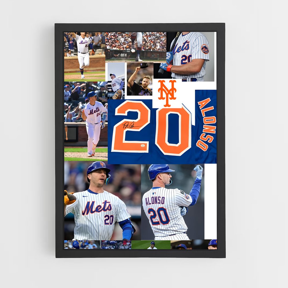 Poster Mets Fever – affiche Baseball (vue 2)